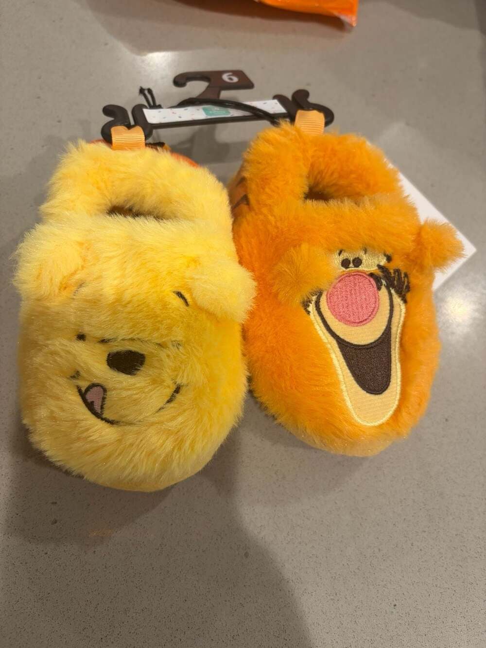 Disney Baby Winnie the Pooh and Tigger Plush Slippers